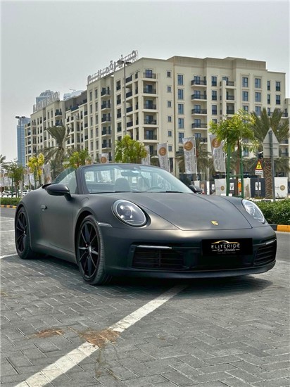 rent Porsche 911 Carrera S Convertible (Black) in dubai UAE