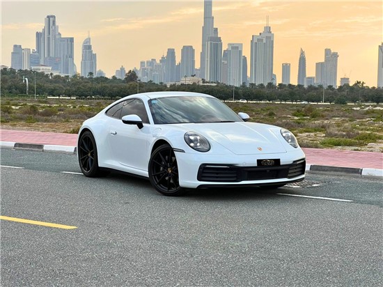 rent Porsche 911 Carrera GTS Coupe (White) in dubai UAE