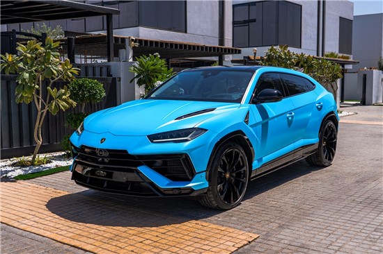 rent Lamborghini Urus S (Blue) in dubai UAE