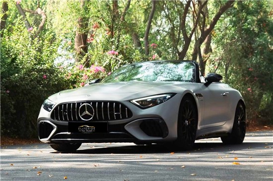 rent Mercedes-AMG SL 63 (Grey) in dubai UAE